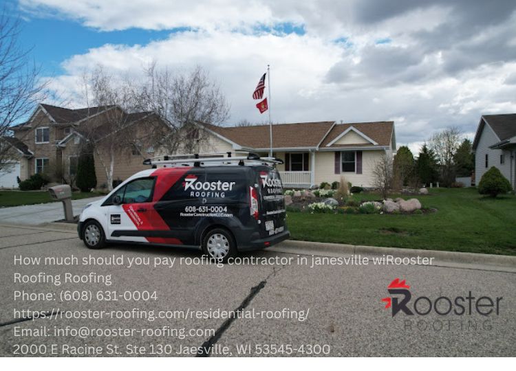 How much should you pay roofing contractor in janesville wi